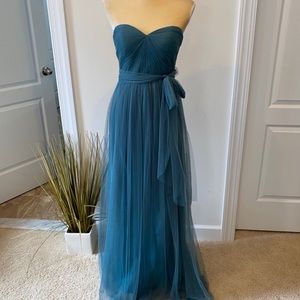 Jenny Yoo dusty peacock formal dress